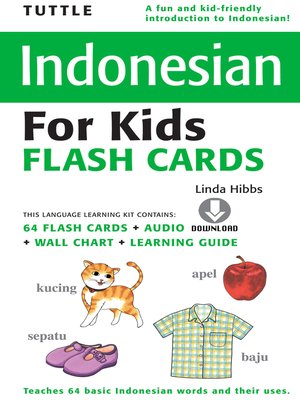 cover image of Tuttle Indonesian for Kids Flash Cards